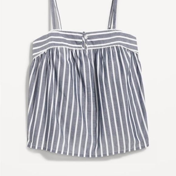 OLD NAVY Striped Smocked Pajama Cami Swing Top for Women Size XXL - Picture 4 of 12